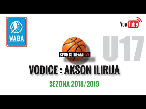 U17 WABA Vodice : Akson Ilirija 2018/2019