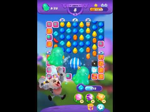 Candy Crush Friends Saga Level 3054 Get 3 Stars , 15 Moves Completed