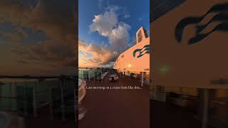 Last morning on a Princess Caribbean cruise