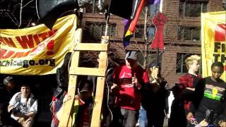 Socialist SJW:  "Trump Is The Symptom, Capitalism Is The Disease!"  @ Trump Tower Chicago