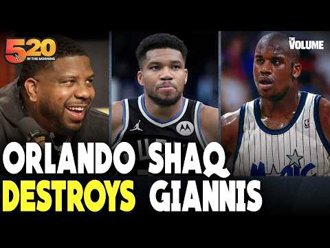 Club 520 says Orlando Shaq would COOK Bucks' Giannis Antetokounmpo: “Shaq would WASH Giannis”