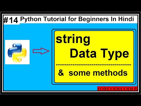 String Data Type In Python And Its Methods Python Tutorial For Beginners In Hindi 14