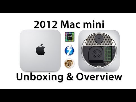 2012 Mac mini Unboxing / Overview - 2.3 GHz Quad-Core i7 / 4GB RAM