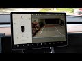 Model 3 Backup Camera and Sensors While Parking