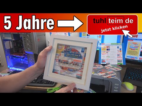 5 Jahre Tuhl Teim DE ⭐ Bilderrahmen mit bedruckten DVDs selber machen ⭐