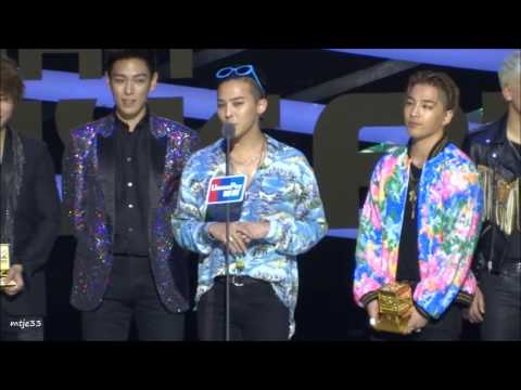 151202 Big Bang receiving Artist of The Year Award @ MAMA 2015