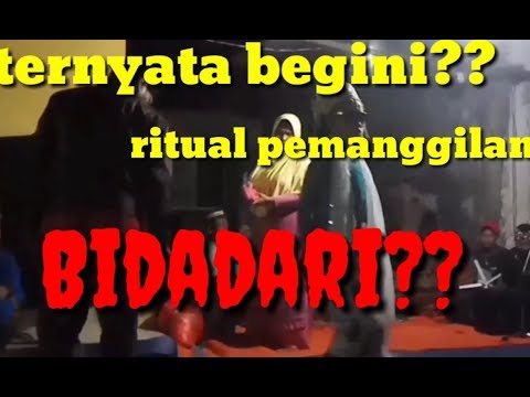 Ternyata begini pertunjukan pemanggilan bidadari sintren