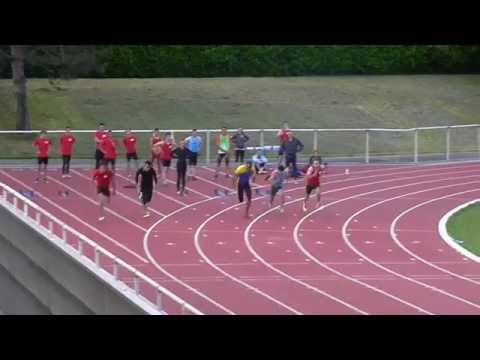 100m Meeting Saint-Egrève 2015 - Jonathan SCOTTO 11''55 - Axel MARTHELY 11''85