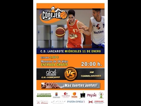 Liga EBA - Grupo B (JDA 11): Aloe Plus Lanzarote Conejeros vs HM Torrelodones