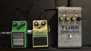 Video thumbnail for BK Butler Tube Driver vs TS9 Tubescreamer vs SD1 LPD Comparison by LPD Pedals