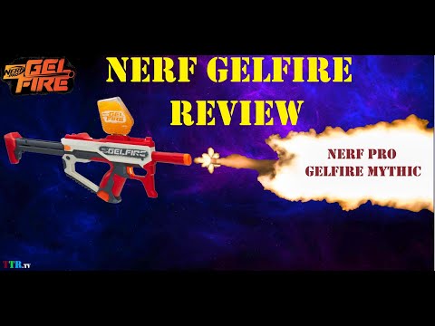 Father and Son Toy Review. Nerf Pro Gelfire Mythic Full Auto Blaster Review