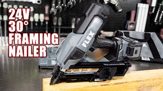 FLEX FX4351B 24V Brushless 30° Framing Nailer