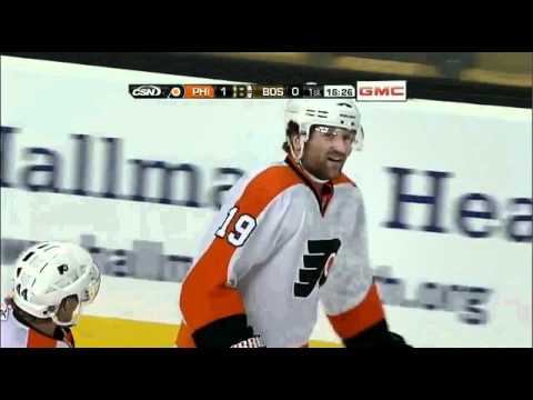 Scott Hartnell Impossible Angle Goal