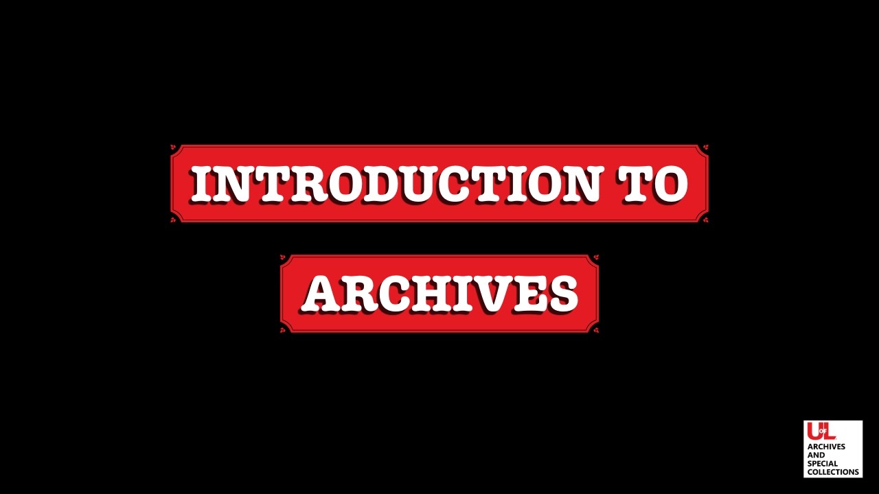 A Short Introduction to Archives