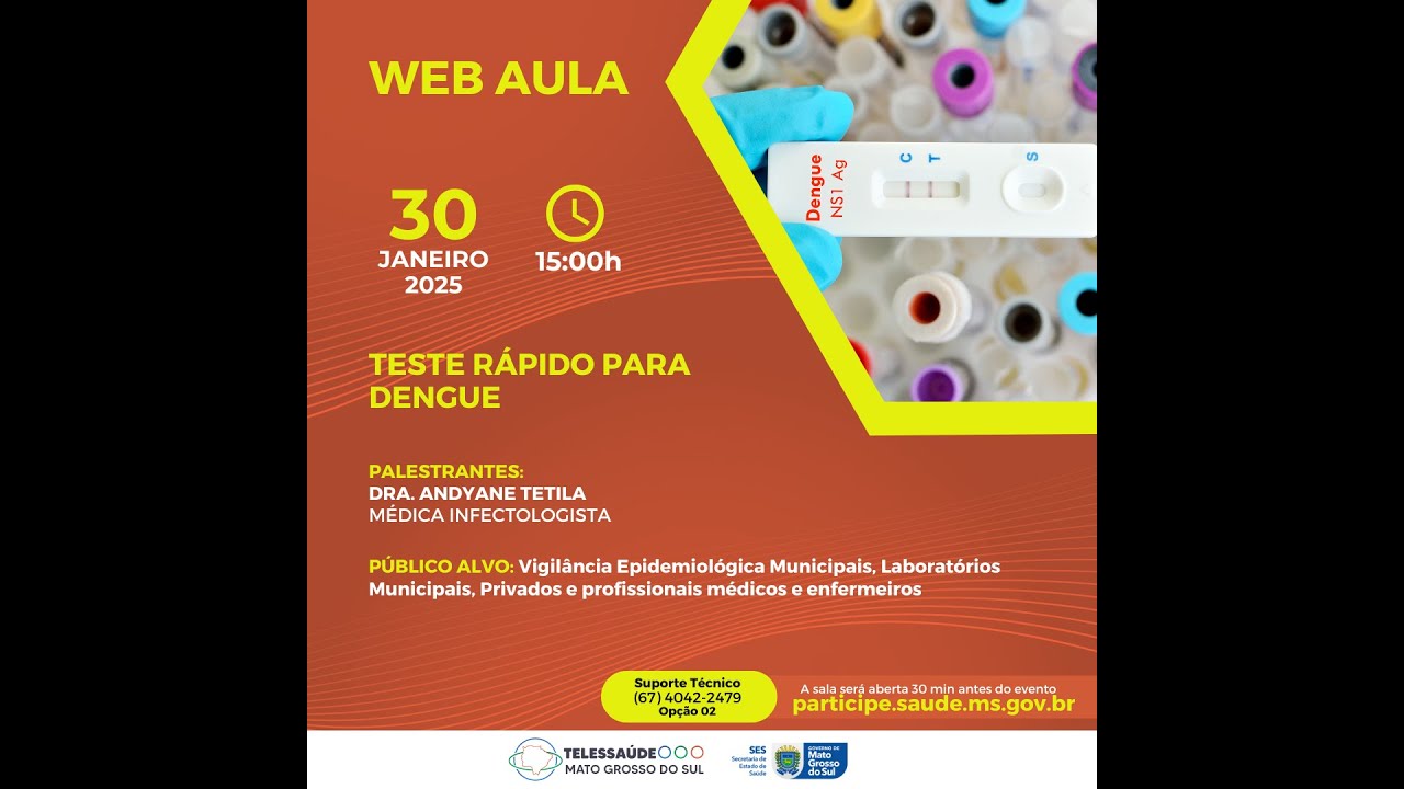 Web aula - Teste Rápido para Dengue
