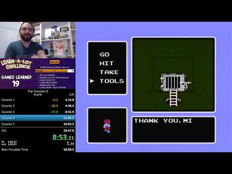 The Goonies II - Any% - 18:13 | Learn-A-Lot Challenge Game #20