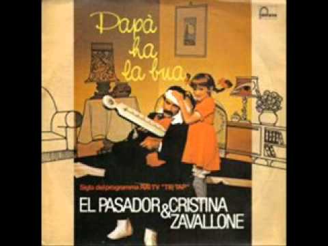 El Pasador   Cristina Zavallone - Papà Ha La Bua (1982).flv