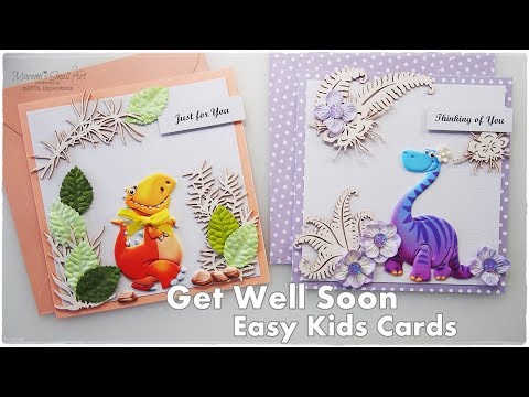 Easy & Fast Kids Cards Get Well Soon ♡ Maremi's Small...