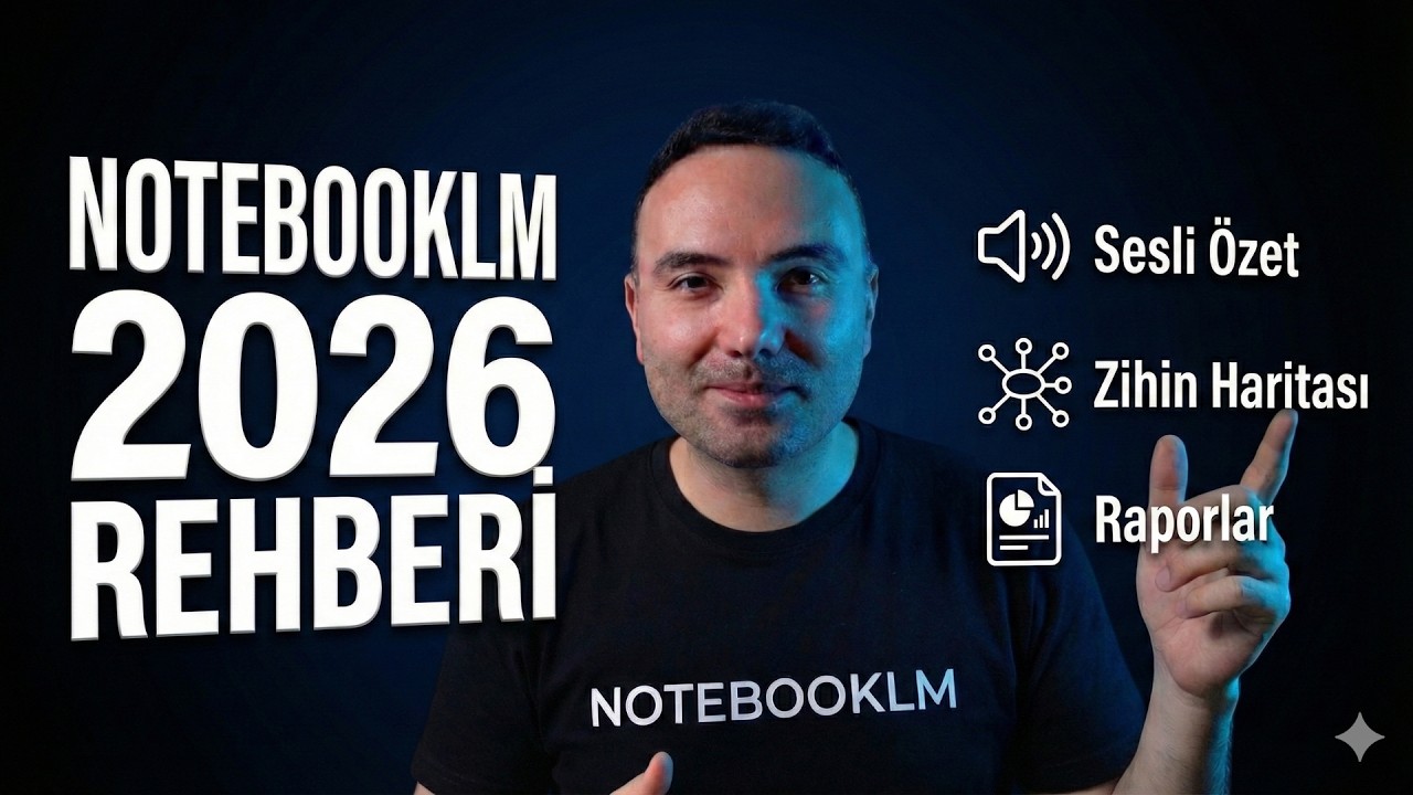 Sıfırdan NotebookLM Kullanım Rehberi (2026): Sesli Özet, Zihin Haritası, Raporlar