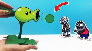 Making Peashooter from DIY ➤ How To Make Peashooter FIGURE of DIY. Plant vs Zombies