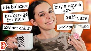 Investing for your kids, my next book, life balance as a parent | Coffee + Money Talk