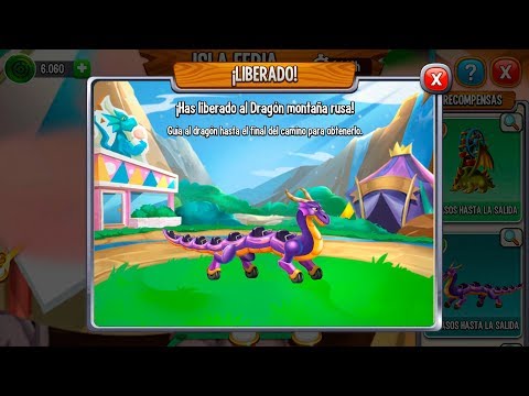 Dragon City l Isla Feria l DRAGON MONTAÑA RUSA