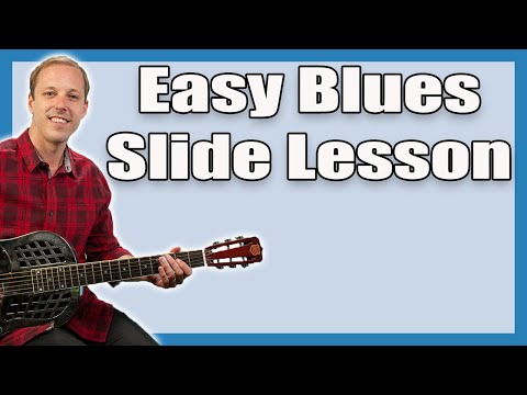 Beginner Blues Slide Guitar Lesson | 12-bar blues in open G