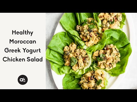 15-Minute Healthy Moroccan Greek Yogurt Chicken Salad