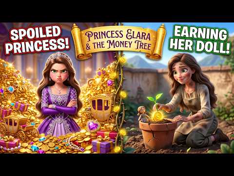 Princess Elara and the Secret of the Money Tree 🌳💰 | A Story of Hard Work & Value of Money
