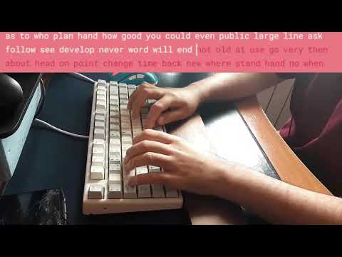 Niz Plum Micro84 Keyboard stock Monkeytype test