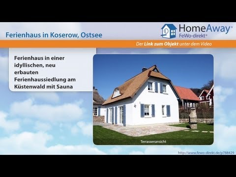 Usedom: Ferienhaus in einer idyllischen, neu erbauten Ferienhaussiedlung am - FeWo-direkt.de Video