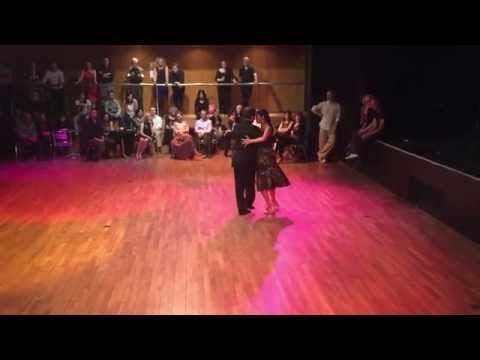  Michelle Marsidi  and  Joachim Dietiker  are  dancing  to  "  Gricel  "  by  Octeto Tibidabo