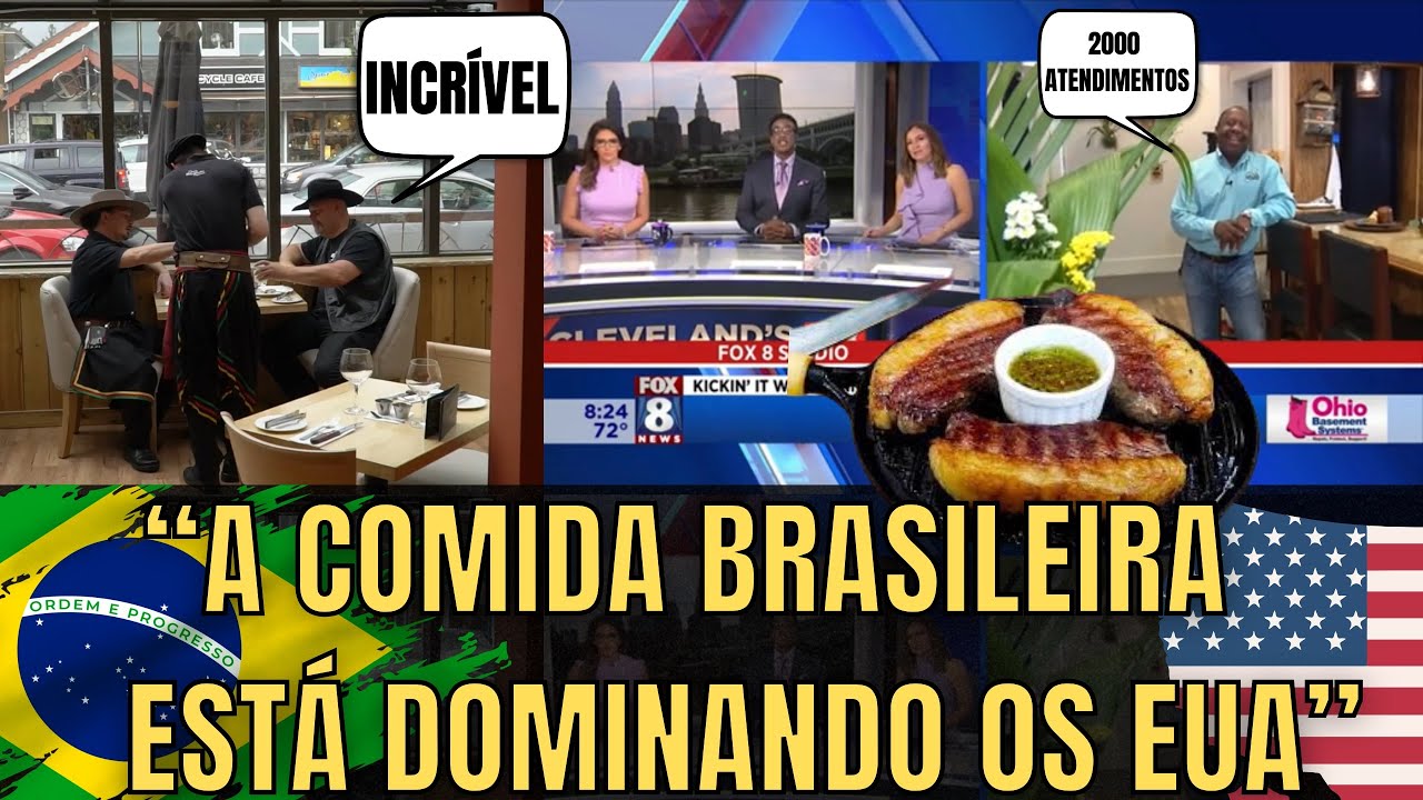 Tv Norte Americana Maravilhada Com A Comida Brasileira