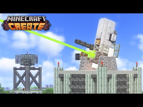 I Built The BEST Create Mod Air Defense Systems