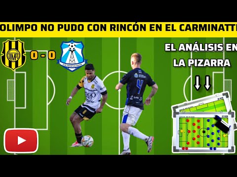 ⚽️📝 OLIMPO 0 - 0 RINCÓN. ANÁLISIS EN LA PIZARRA. #sports #argentina #federal 