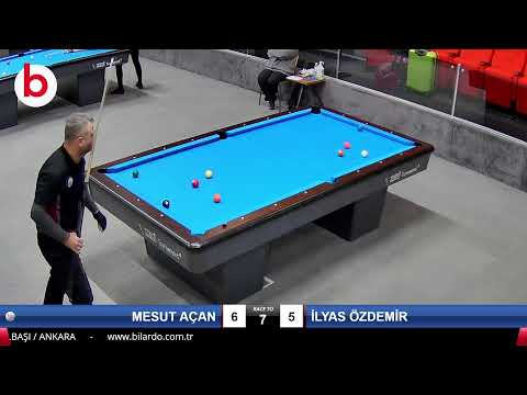 MESUT AÇAN & İLYAS  ÖZDEMİR Bilardo Maçı - 