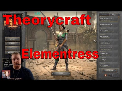 D2R Theorycrafting - Elementress, Sorceress