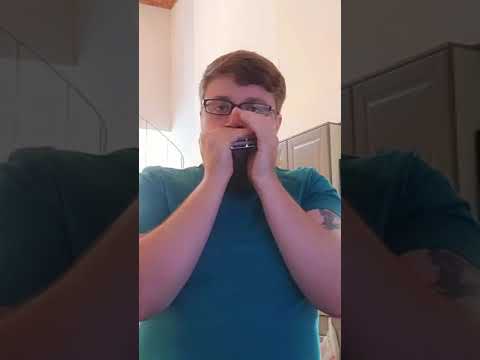 Too Close (acoustic) - @alexclare Harmonica Cover by Kody "Nobody" Warren
