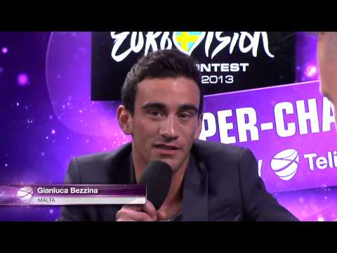 Gianluca Bezzina from Malta live in ESC Super Studio