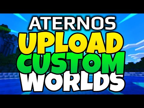 How To Upload Custom Worlds To Aternos! (Aternos tutorials 2022)
