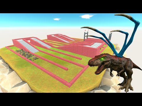 💀🦖 Alien T-Rex BLOODBATH 🔥😱 All Units ESCAPE or DIE – Last Survivor | Animal Revolt Battle Simulator