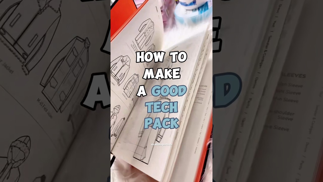 How to make a good Tech Pack for your clothing brand - full tutorial #apparelmanufacturer