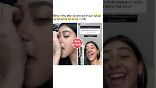 Download lagu Beca ensinando a beijar 🙈❤️ mp3