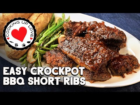 Crockpot BBQ Short Ribs | Beef Short Ribs Recipe Slow...