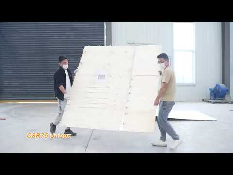 CSR75 Unbox, 75" Ride-On Floor Sweeper, 48 Gal 48V 4*100Ah, CSR75, Just like driving a car