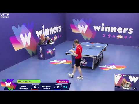 WINners CUP table 2  13.01 Syksa Aleksandr - Kolomiets Vladimir 14:00