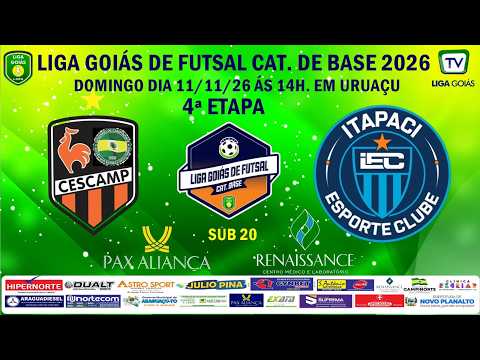 LIGA GOIÁS CAT DE BASE PAX ALIANÇA CLINÍCA RENAISSANCE 2026