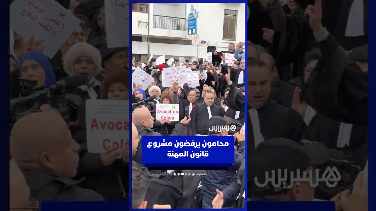 محامون يرفضون مشروع قانون المهنة thumbnail