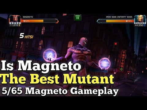 Is Magneto The Best Mutant Champ In The Game?! | 5/65 Magneto Gameplay | Marvel Contest Of Champions