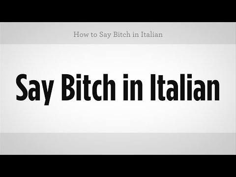 How to Say "Bitch" in Italian | Italian Lessons